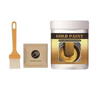 Liquid Gold Paint - Metallics Craft Paint, Water Based Art Coating, High Gloss Decorative Finish | Non-fading Dye for Furniture, Wood, Fabric, Fittings, Window Railing Projects