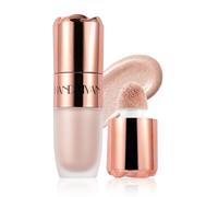 Liquid Highlighter Makeup, Face Highlighter Bronzer with Cushion Applicator, Natural Glossy Finish, Lightweight Blendable Silky Smooth Cream Face Illuminator Makeup #Tea Cake