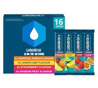 Liquid I.V. Hydration Multiplier Electrolyte Mix, Variety Pack, 16 Sticks