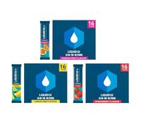 Liquid I.V. Hydration Multiplier Electrolyte Powder Pack, Lemon Lime, Passionfruit & Strawberry, Electrolytes With 7 Vitamins & Minerals For Fast Hydration & Energy, Vegan and Gluten Free, 48 Sachets
