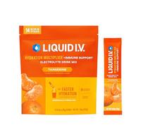 Liquid I.V.® Hydration Multiplier +Immune Support - Tangerine | Electrolyte Powder Drink Mix | 1 Pack (14 Servings)