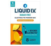 Liquid I.V. Sugar Free Mango Pineapple Electrolyte Powder Mix 15 Sachets