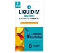 Liquid I.V. Sugar Free Mango Pineapple Electrolyte Powder Mix 6 Sachets