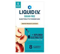 Liquid I.V. Sugar Free White Peach Electrolyte Powder Mix 6 Sachets