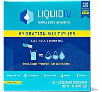 Liquid IV Hydration Multiplier - Lemon Lime - Powder Packets | Electrolyte Drink Mix | Easy Open Single Serving | Non-GMO | 30 Pack
