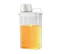 Liquid Laundry Detergent Container Laundry Detergent Dispenser Set, Moisture Proof Laundry Detergent Bottle with Measuring Cup for Laundry Room Decor, Org