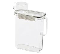 Liquid Laundry Detergent Dispenser, Laundry Powder Container with Lid, Large Capacity Plastic Detergent Organizer for Laundry Room Storage, Holds Fabric Softener and