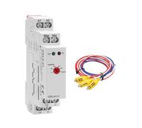 Liquid Level Control Relay, 1SPDT Spirit Level, Adjustable Sensitivity, Advanced Level Meter for Liquid Monitoring (GRL8-01 + Sensor, AC/DC 24-240V)