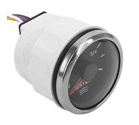 Liquid Level Gauge, 52mm Water Level 0190Ω 7 Colors Backlight IP67 Meter for Car Boats 932V, Suitable for a Full Range of Stepping Instruments, for Engine Generator Sets, (Black)