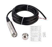 Liquid Level Sensor, 4-20mA Signal Output Liquid Level Transmitter, YB-2J-F Liquid Level Transmitter 5m Cable Water Level Sensor Detector 12-32VDC 4-20mA (0-1m)