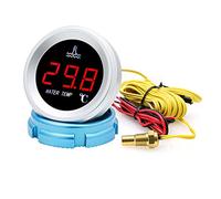 Liquid level sensor, Water Temperature Gauge With Warning Alarm 0-120℃ Water Temp Meter + 1/8NPT Sensor Universal For Marine Boat Car Truck(1)