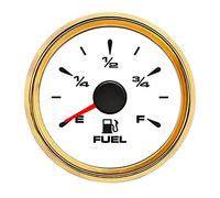 Liquid Level Sensors, 7 Colors Backlight Car Marine Boat Water Level Gauge Oil Tank Fuel Level Indication For 0-190 Ohm 240-33 Ohm Fuel Sending Unit(Fuel Level Gauge WG)