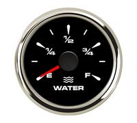 Liquid Level Sensors, 7 Colors Backlight Car Marine Boat Water Level Gauge Oil Tank Fuel Level Indication For 0-190 Ohm 240-33 Ohm Fuel Sending Unit(WaterLevelGauge BS)