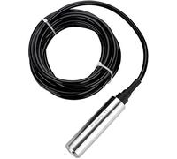 Liquid Level Sensors，Submersible Throw-In Type water Level Sensor 4-20mA, ,24V DC Input Liquid Level Transmitter,Waterproof Cable 0-5m Measuring Range