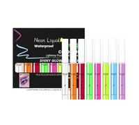 Liquid Liner Pen - Long-Lasting Glow In The Dark | Fluorescent Makeup Eye Liner Pencil - for Daily Wear School Home Outdoor Traveling Business Trip Halloween Christmas