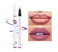 Liquid Lip Liner Long Lasting, Matte Lip Liner, 2 In 1 Liquid Lipstick Lipliner, Waterproof Non-Stick Non-Fading Lip Tint Stain, Stay On Liquid Lipliner For Women, Contour Your Lips, Easy To Colour