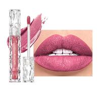 Liquid Lipstick Matte Glitter Metallic Nude Lip Gloss Shimmery Lipstick High Pigment Long Lasting Lip Gloss Fashionable Cosmetics