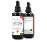 Liquid Magnesium for Kids Sleep - 50ml Drops - Vegan - Made in The UK | Supports Sleep & Relaxation, Helps Calm & Focus, Kids Magnesium 0-11 Years | No Sugar, Artificial Additives or Preservatives