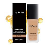 Liquid Makeup Foundation, Natural Hydrating Base, 30ml Smooth Coverage Cream with Moisturizing Effect, Portable Design with Compact Build, Flawless Skin Finish System, Beauty Solution