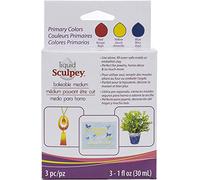 Sculpey Polyform ALSPRI1 Liquid Medium-Primary 3 x 29 ml, 29 Ml