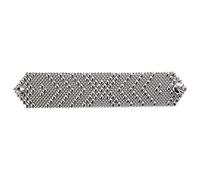 Liquid Metal by Sergio Gutierrez Bracelet B44-N SG SG Pouch Cloth Included.Chrome Plated