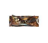 Liquid Metal SwirlBow headband, patterned baby bow hair accessory, suitable for newborns, infants, and everyday wear