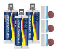 Liquid Metal Weld|3 Set Strong Foundry Glue for Metal, High Temp & Waterproof Adhesive Glue, 100ml All-Purpose Casting Repair Kit