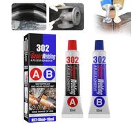 Liquid Metal Weld Repair Paste,Strong AB Metal Repair Paste,Industrial Glue,Magic AB Glue for Steel,Cast Iron
