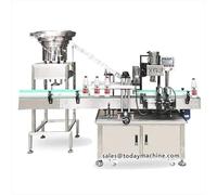 Liquid Milk Juice Glass Bottle Filling Machine for Saucea Oil