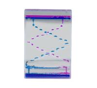 Liquid Motion, Acrylic Oil Timer Toy, 5.51x3.54x1.18 Inches Handheld Sensory Relaxation Tool, Soothing Visual Desk Decor for Stress Relieve, Kids, Workplace, Home, Classroom, Calming Play Use