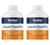 Liquid Paraffin for Dogs and Horses | Dog Laxative for Constipation Relief, 500ml | Veterinary Faecal Softener and Digestive Aid for Dogs, Cats, Horses, Livestock and Pets (Pack of 2)