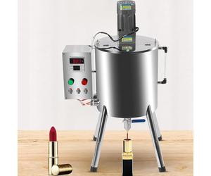 Liquid Paste Filling Machine, 15L/4Gal 30L/8Gal Lipstick Heating Mixing Filling Machine, Lipstick Filling Machine Stirring Tank for Dissolving & Filling Creams & Liquids,15L