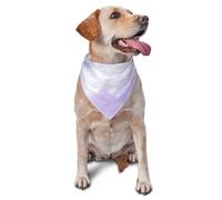 Liquid Pastel Purple MarbleDog Bandanas Cat Puppy Scarfs Washable Pet Handkerchief