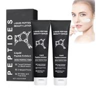 Liquid Peptide Beauty Acne Exfoliating,Collagen Firming Cream, Purifying Exfoliating Gel,Peptide Texture Anti-Aging Cream,Deep cleans and moisturizes the skin (2 Pcs)