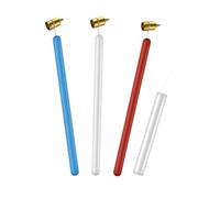 Liquid Pigment Writing Device Set | ABS & Metal, 6.7in X 0.8in, 3 Tip Sizes | Easter Egg Decorating Tool, Painting Pens | Precision Metal Tip Applicator