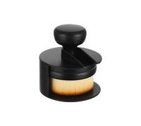 Liquid Powder Foundation Brush Kabuki Brush Nylon Bristle Quick Applying Portable Professional Face Blush Brush Makeup Brush, Light Brown