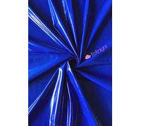 Liquid PVC Vegan Leather Stretch Fabric | High Shine Gloss Dancewear Material | Sold by The Metre | by Tia Knight (SQ707) (Royal Blue)