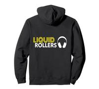 Liquid Rollers Drum and Bass DnB Dj Mc Drum n Bass Headphone Pullover Hoodie