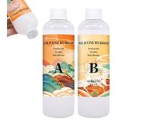 Liquid Rubber Mold Kit - Hand Craft Molds, Multifunctional Liquid Molding Silicone Kit | Making Silicone Jewelry Cake Mold Crafting Resin Art DIY Sculpture Prototype Creation Tool Set