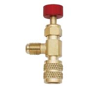 Liquid Safety Valve - Copper Aluminium Flow Control Ball Valve, Fluorine-Resistant Design, Durable Construction | Refrigerant Accessories for Air Conditioners, HVAC Devices, Industrial Cooling