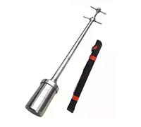 Liquid Sampler Tube,100ml/200ml Cup Sampler Viscous Liquid Sampler, Stainless Steel Drum Thief Sampler Sampling Probe Water Sampler with Scale, for Laboratory and Industrial Liquid Sampling