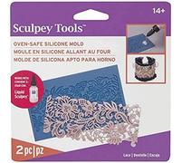 Sculpey Polyform Liquid Sculpey Silicone Bakeable Mold W/Squeegee-Lace