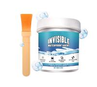 Liquid Sealant Paste, Invisible Waterproof Agent, 2.36x2.36x1.97 Inches Clear Glue with Insulating Formulas, Leak Repair Gel, Coating Compound with Brush Design, Anti Leakage Agent for Insulation