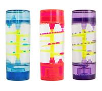 Liquid Sensory Spiral Dot Timer for Autism, Sensory Needs, ADHD, Stress Relief, Anxiety. Autism Special Needs Sensory Fidget. Choice of Colour. (1pc Blue)