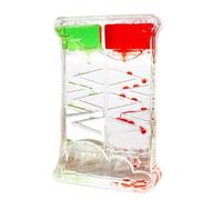 Liquid Sensory Timer Toy Liquid Motion Bubble Timer Color Lava Lamp Calming Stress Relief Fidget Hourglass Toy for Autism, Sensory Needs, ADHD (C)