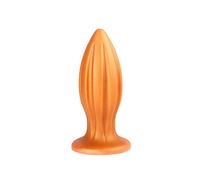 Liquid Silicone Anal Plug Ultral Soft Big Butt Plug Anus Dilator Prostate Massage for Advanced Experience Men Women (M)