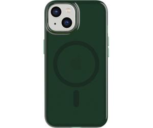 Liquid Silicone Case Cover for iPhone 14 Forest Green By Tech21 + Tempered Glass