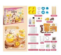 Liquid Silicone for Squish Maker, Super Soft Silicone Rubber Fast Cure Squish Kit, 2025 DIY Squeeze Toys Kits,Make Your Own Squishies,Animal Mini Squishies Toys,Stress Relief Squish Maker (B)