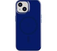 Liquid Silicone Hard Case for iPhone 15 PLUS Blue By Tech21 + Tempered Glass