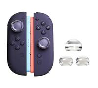 Liquid Silicone Joystick Caps for Switch 2 Controller, Transparent Crystal Protective Thumb Stick Covers for Nintendo Switch 2 Game Console, Non-Slip Comfort Grip Caps (B)